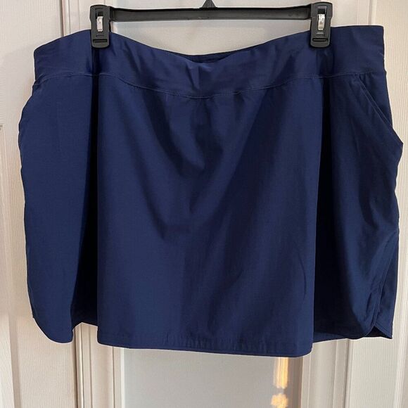Lands End Navy Blue Swim Skirt Bottom Women’s Plus size 26W - Picture 1 of 14